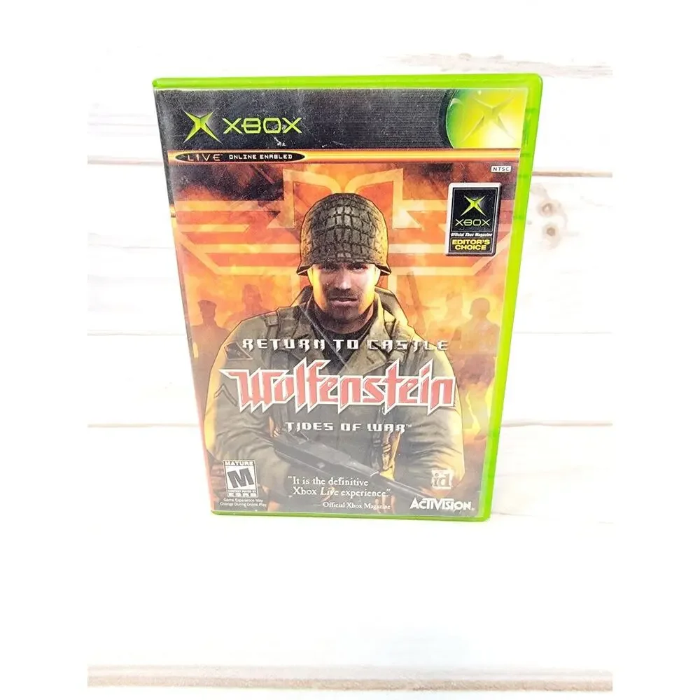 Return to Castle Wolfenstein: Tides of War (Xbox 2003) CIB Complete Tested